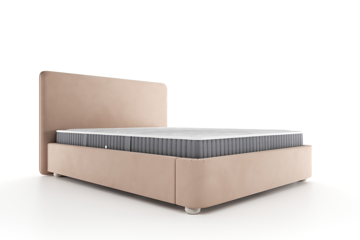 Мягкие односпальные и двуспальные кровати с подъемным механизмом и системой хранения